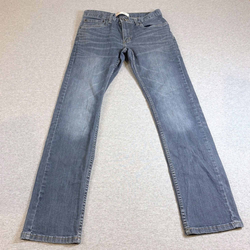 Levis 511 Slim Jeans Kids Size 16 28x28 Regular Blue Denim Pants